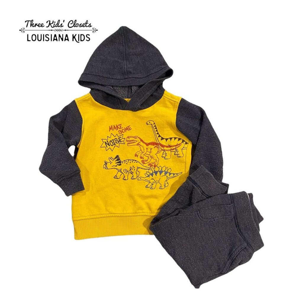 Kids Headquarters 24m Dinosaur Hoodie & Sweatpants Jogger Set